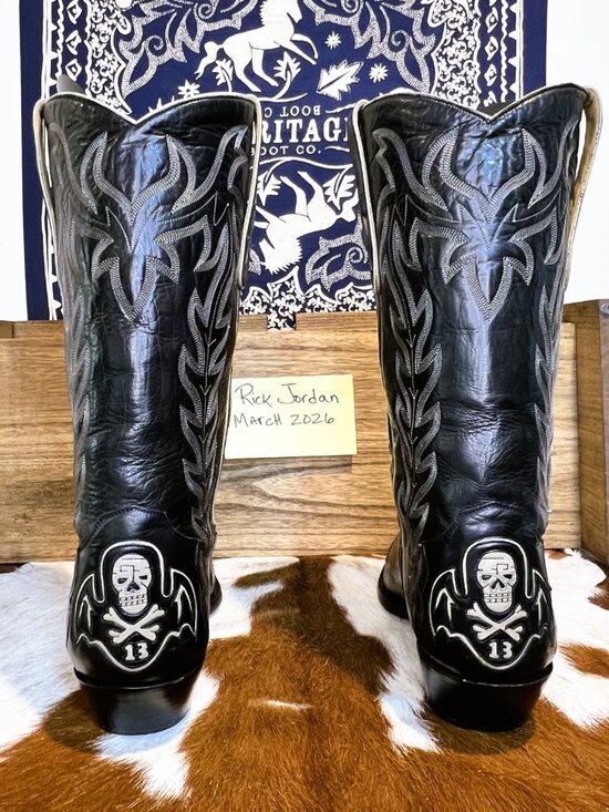 Liberty Boot Co. \'Killaz 13\' Cowboy Boots, Fits Like Men\'s Size 11EE/11.5D